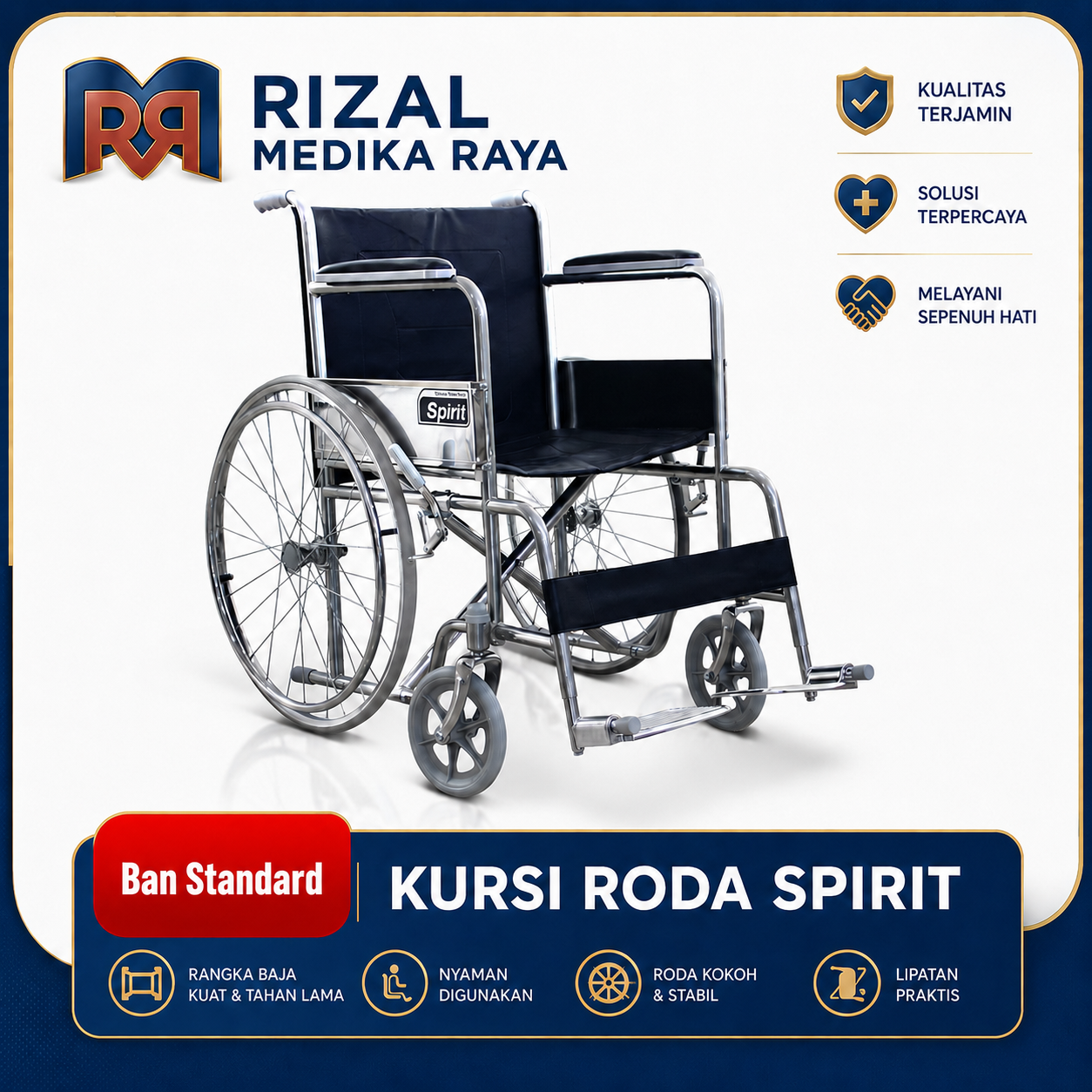 Kursi Roda Ban Standard
